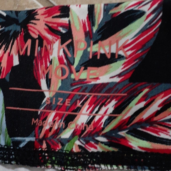 Mink Pink  Move  floral leggings - Picture 2 of 2